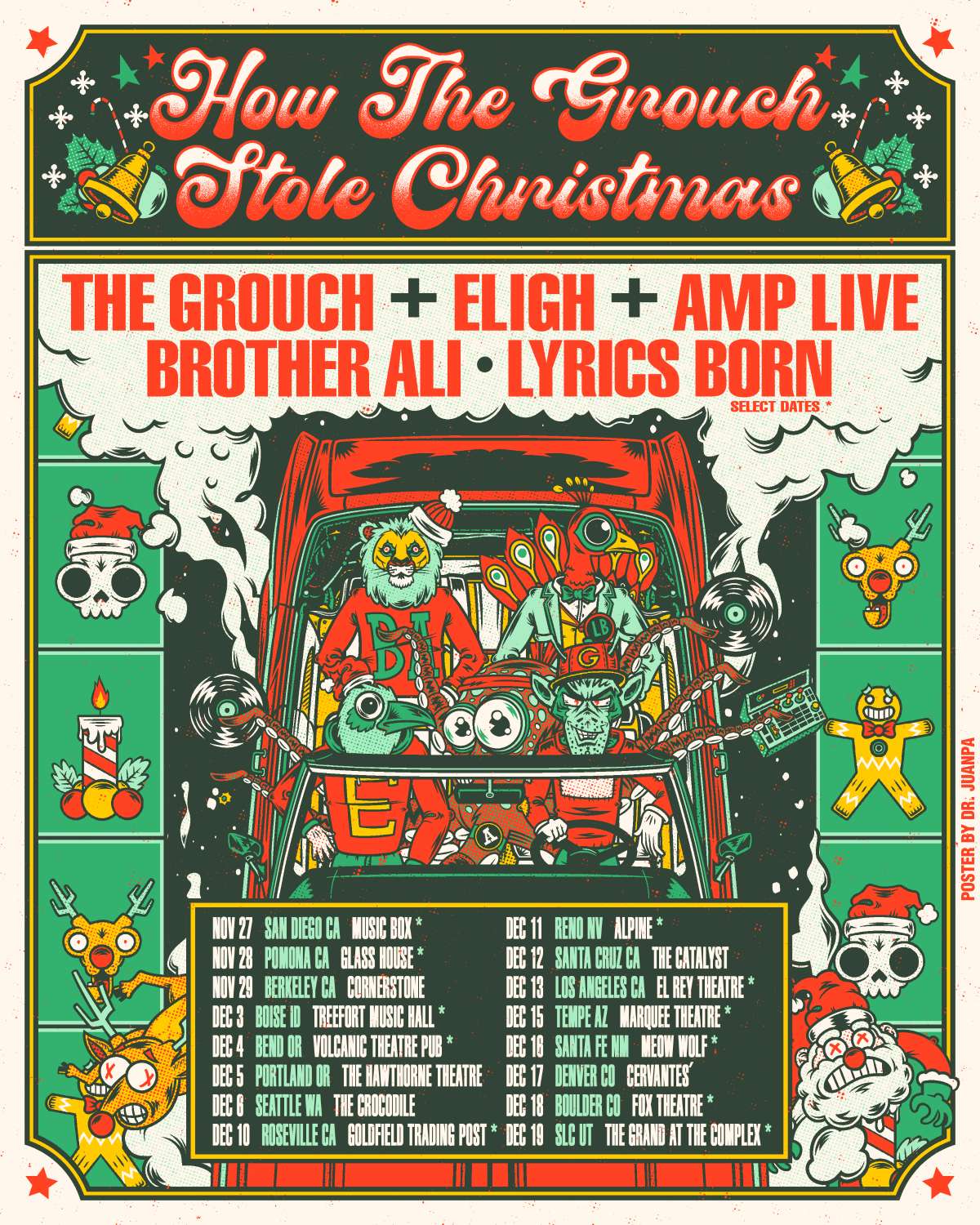 How The Grouch Stole Christmas Tour