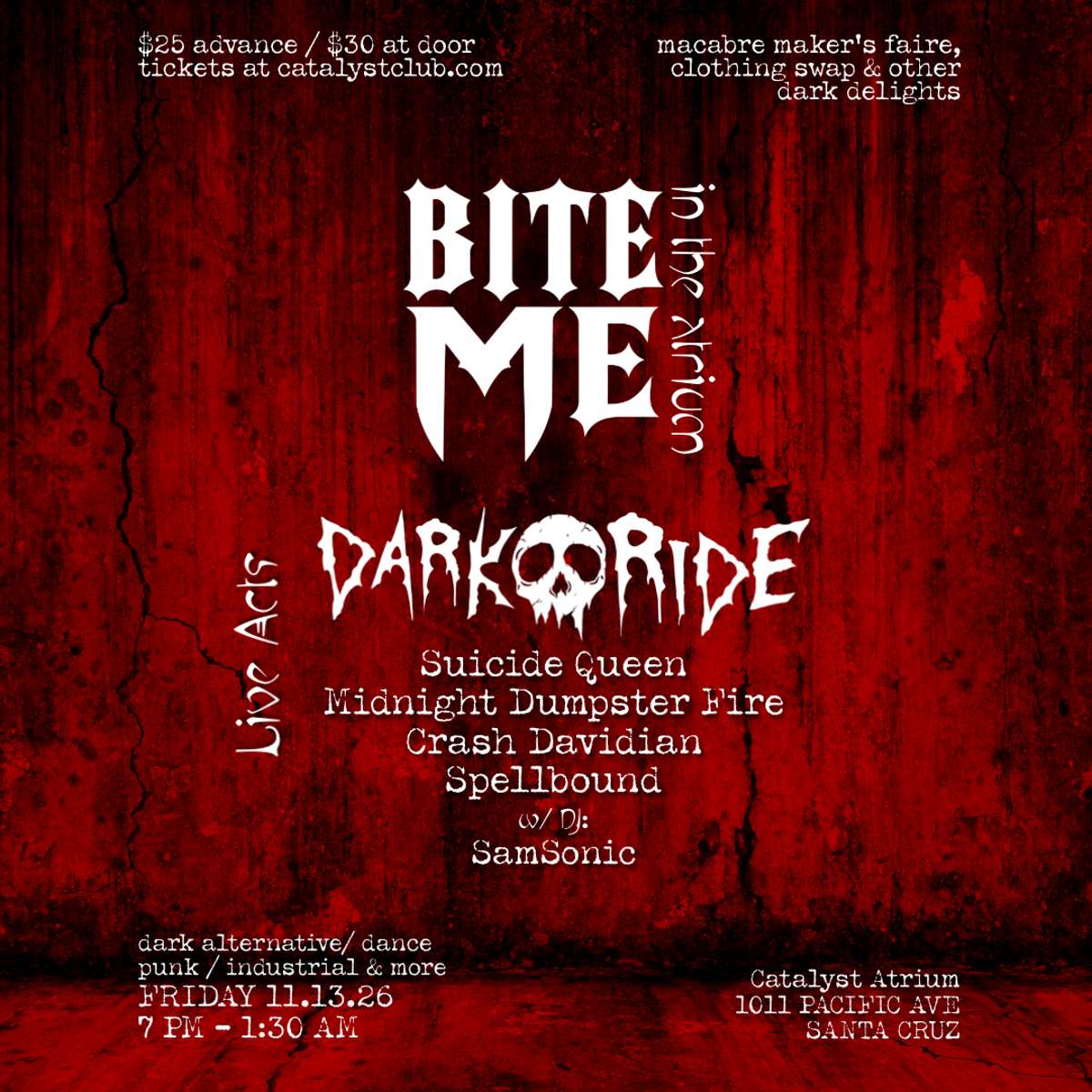 BITE ME (in the atrium)