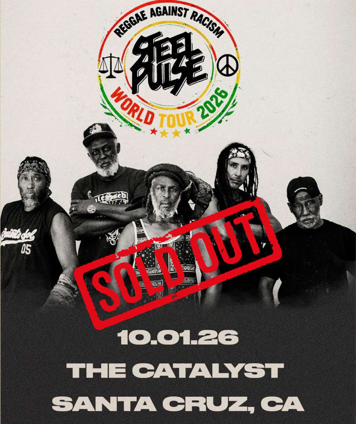 Steel Pulse – Reggae Against Racism Tour
